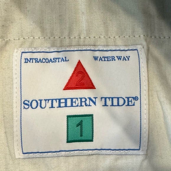 Southern Tide Dark Khaki Shorts Cotton/Spandex Men’s Size 40 - Picture 5 of 9